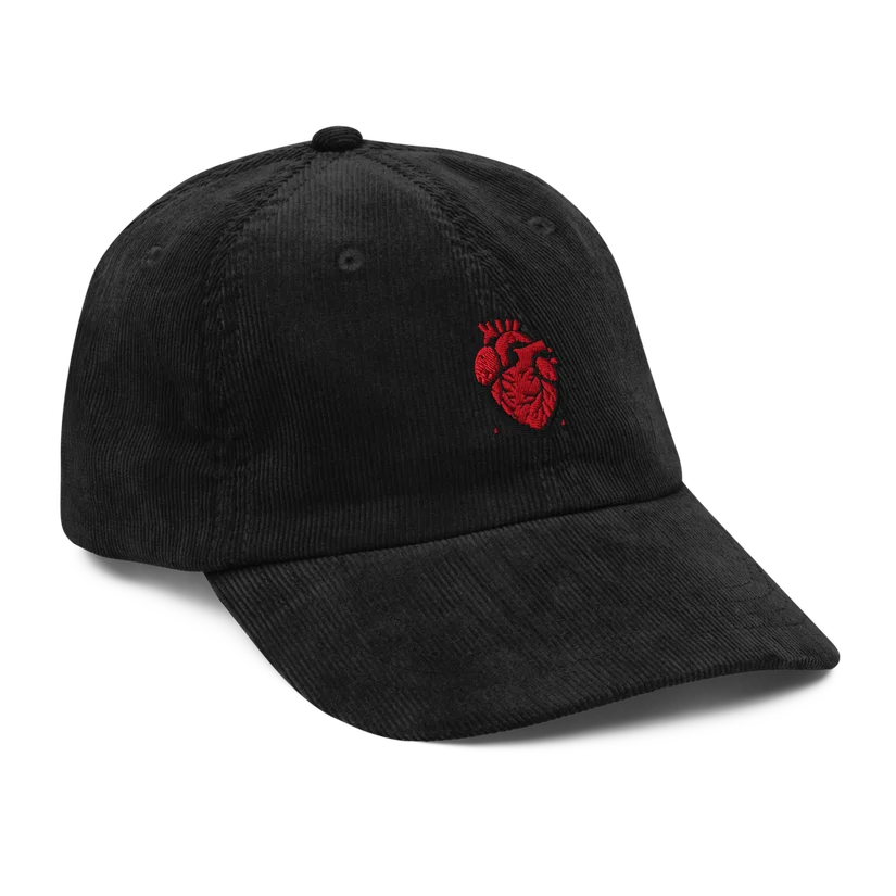 Corduroy Cap of french bull dog